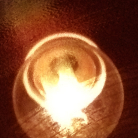 Image of a glowing lightbulb